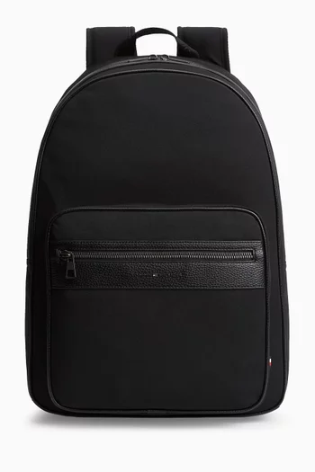 Logo Double Zip Dome Backpack