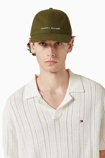 Logo Baseball Cap in Cotton-twill