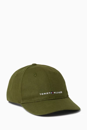 Logo Baseball Cap in Cotton-twill