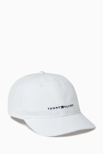 Logo Baseball Cap in Cotton-twill