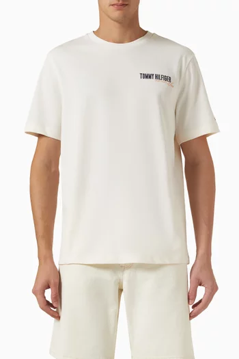 Summer Graphic-print T-shirt in Cotton-jersey