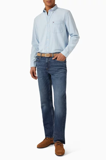 Button-down Shirt in Chambray