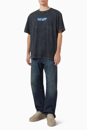 Graphic-print T-shirt in Cotton