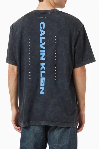Graphic-print T-shirt in Cotton