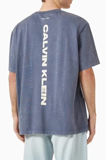 Graphic-print T-shirt in Cotton