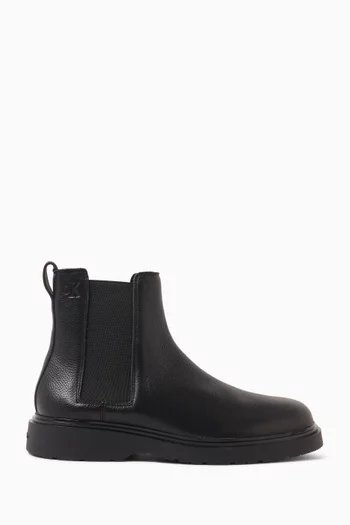 Chelsea Combat Boots in Leather