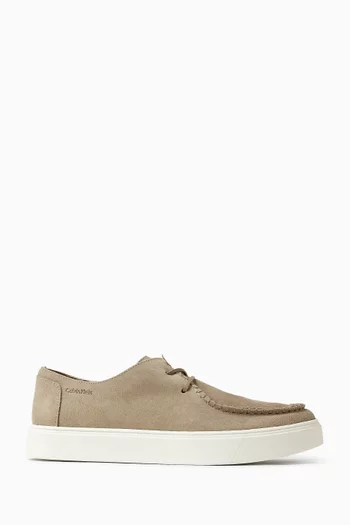 Hybrid Clean Apron Sneakers in Suede