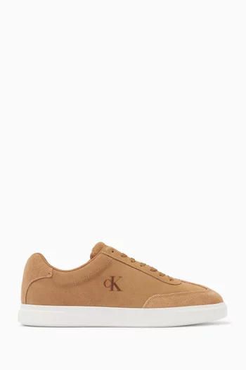 Signature Logo Sneakers in Suede