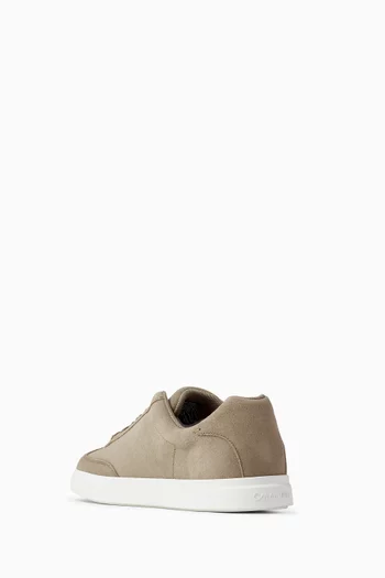 Signature Logo Sneakers in Suede