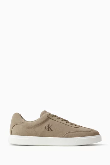 Signature Logo Sneakers in Suede