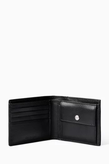 Allover Emblem Logo Bifold Wallet