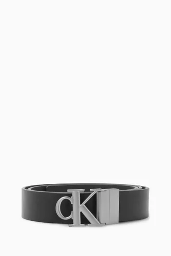 CK Buckle Belt in Leather