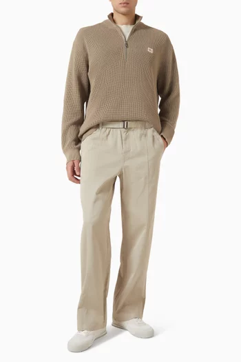 Baggy Pants in Cotton Twill