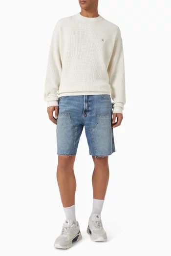 90s Utility Shorts in Denim