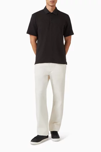 Classic Flame Polo T-shirt in Cotton