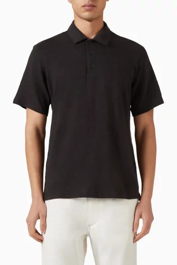 Classic Flame Polo T-shirt in Cotton