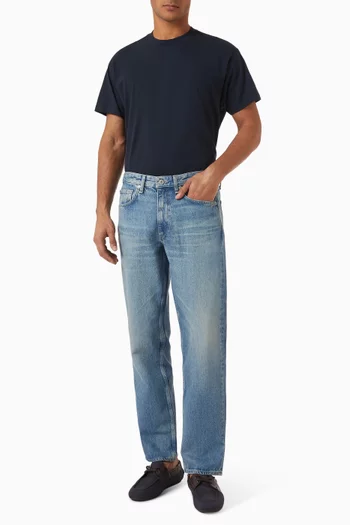 Fit 4 Straight Authentic Rigid Jeans in Denim