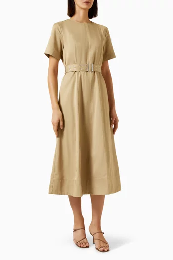 Yastimala Belted Dress