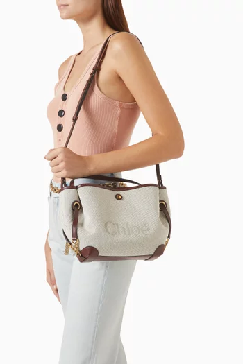Small Clover Shoulder Bag in Canvas