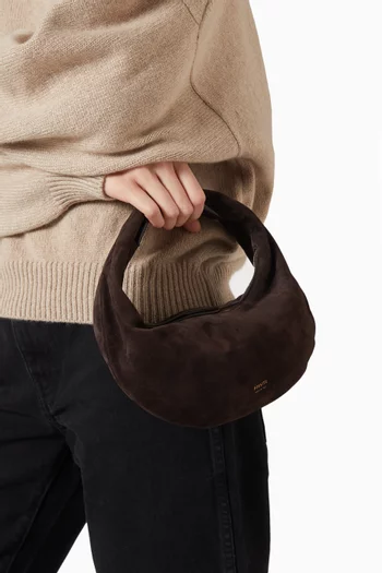Mini Olivia Hobo Bag in Suede