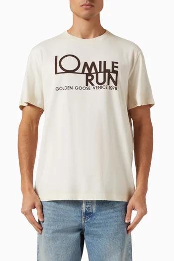 Printed T-shirt in Cotton-jersey
