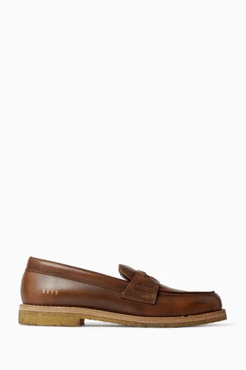 Jerry Penny Loafers in Leather