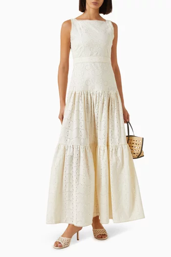 Abeja Playa Maxi Dress in Cotton