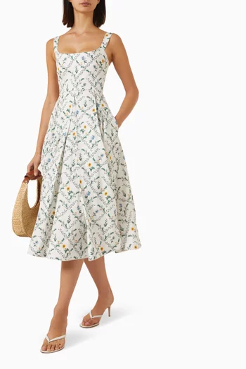 Alcaparra Brisa Midi Dress