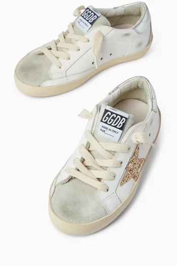 Junior Super-Star Sneakers in Leather