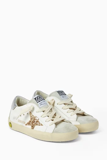 Junior Super-Star Sneakers in Leather