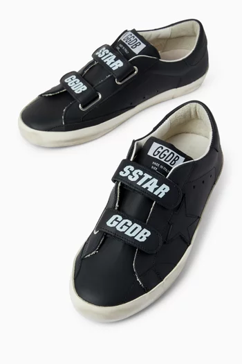Old School Sneakers in Leather
