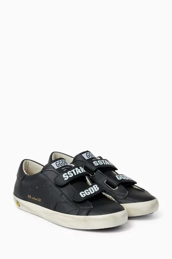 Old School Sneakers in Leather