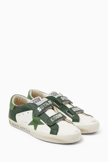 Old School Sneakers in Leather & Suede