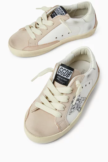 Junior Super-Star Sneakers in Leather