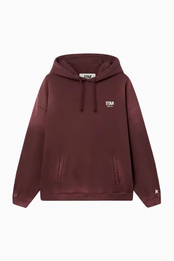 Unisex Star Oversize Hoodie in Cotton
