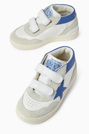 June Basket Sneakers in Leather