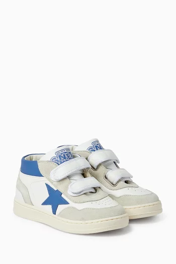 June Basket Sneakers in Leather