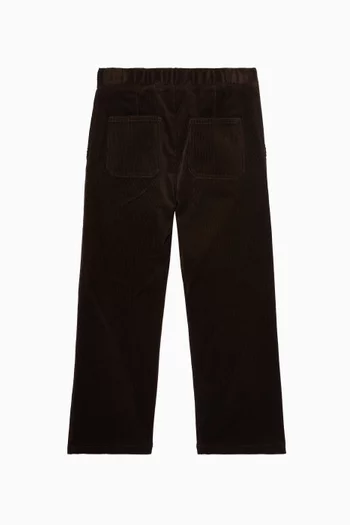 Logo Chinos in Corduroy