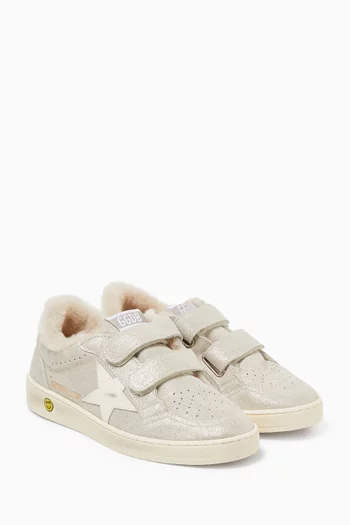 Ball Star Sneakers in Shimmer Suede