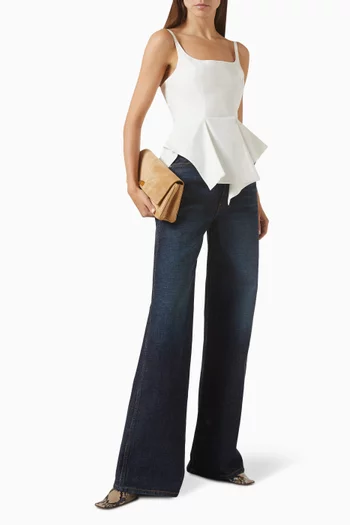 Dane Wide-leg Jeans in Denim