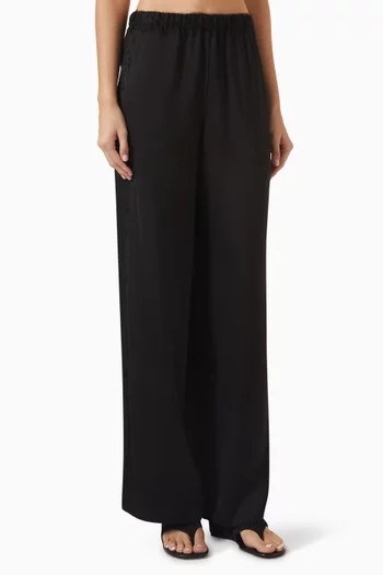 Lace-trim Pants