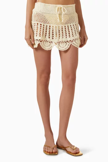 Teresa Crochet Cover-up Skirt
