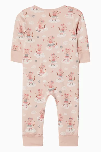 Ballet Dreams Sleepsuit in Cotton