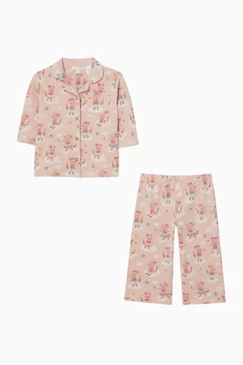 Button-up Pyjama Set