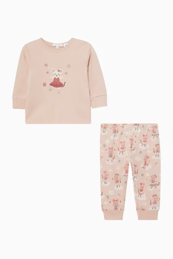 Ballet Dreams Thick Pyjama Set in Cotton