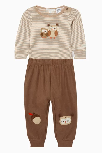 Thick Leggings in Organic Cotton-blend