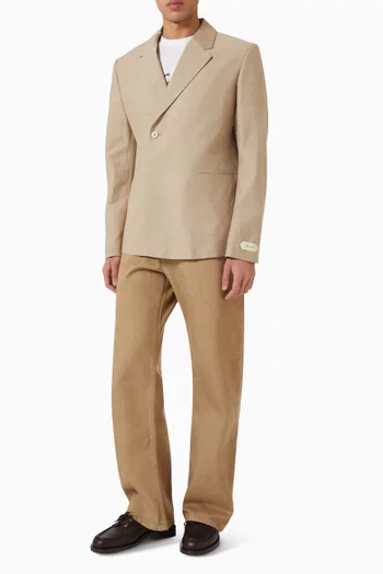 The Melo Blazer in Linen-blend