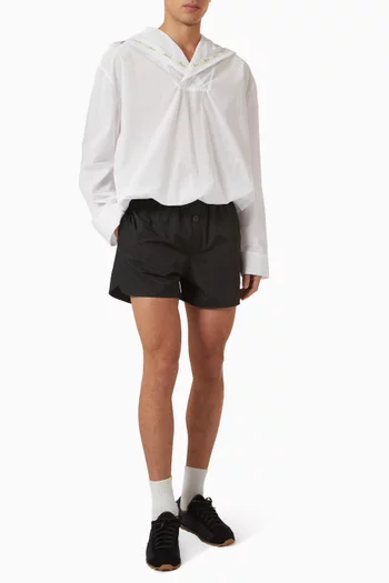 Le Haut Marin Hooded Sailor Top in Cotton-blend