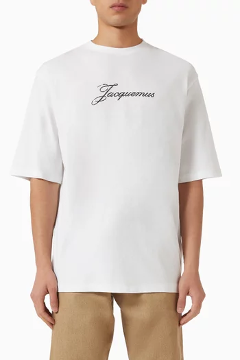 Logo-print T-shirt in Cotton-jersey