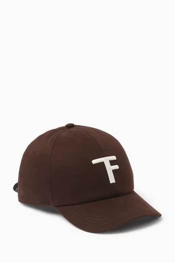 Logo Baseball Cap in Canvas